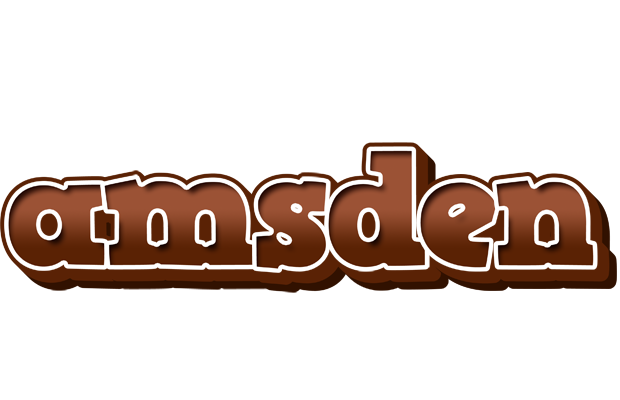 Amsden brownie logo