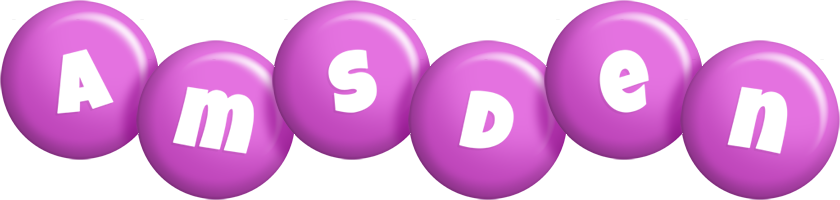 Amsden candy-purple logo