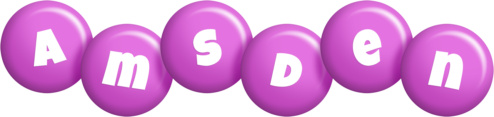 Amsden candy-purple logo