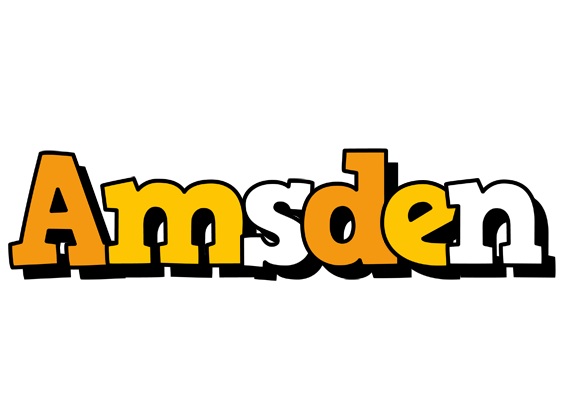Amsden cartoon logo