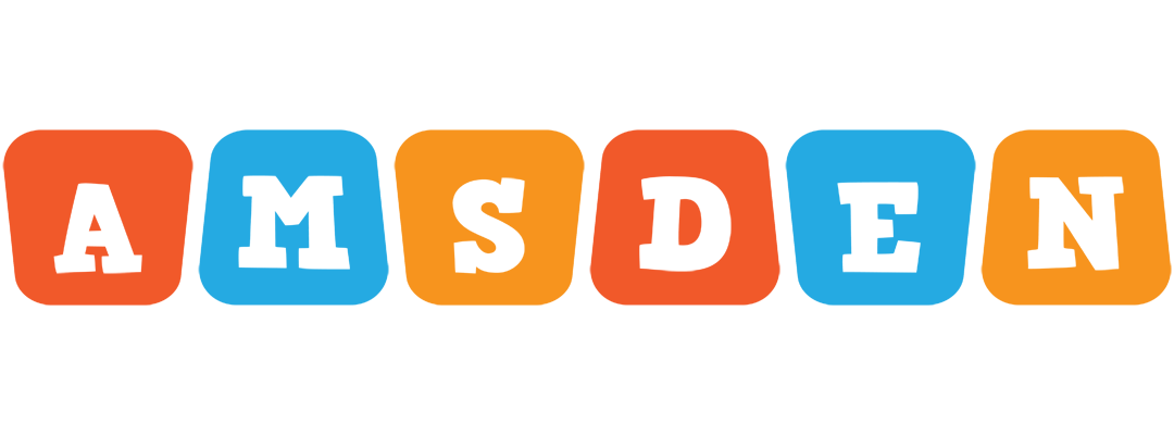 Amsden comics logo
