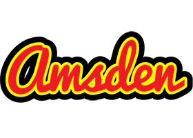 Amsden fireman logo