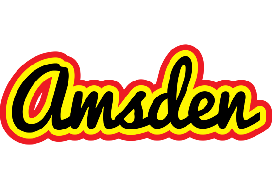 Amsden flaming logo