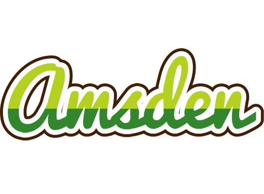 Amsden golfing logo