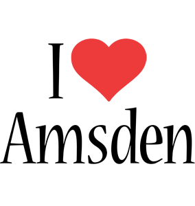 Amsden i-love logo