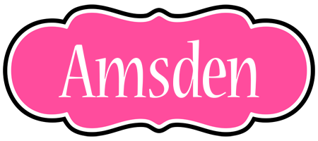 Amsden invitation logo