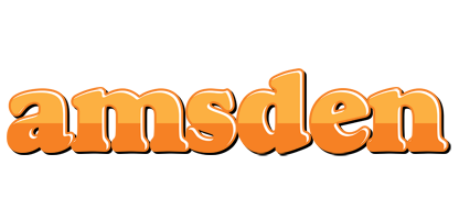 Amsden orange logo