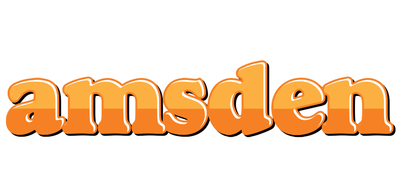 Amsden orange logo