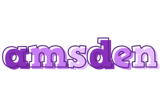 Amsden sensual logo