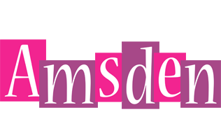 Amsden whine logo