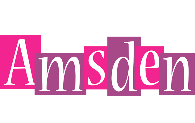 Amsden whine logo