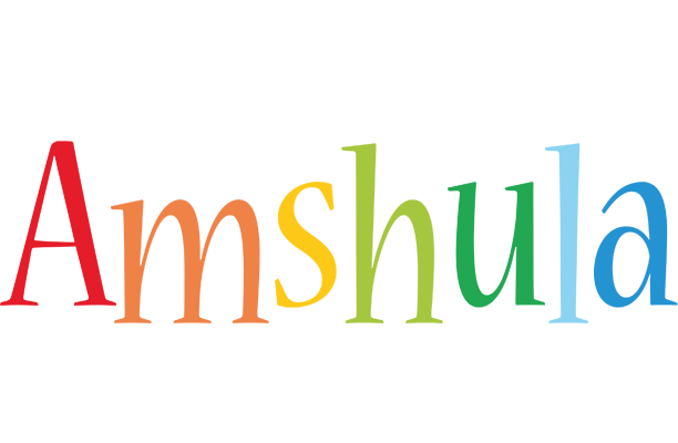 Amshula birthday logo