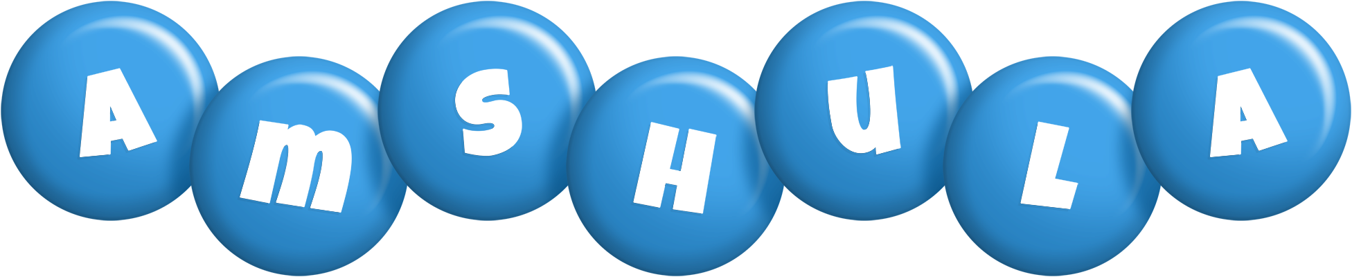 Amshula candy-blue logo