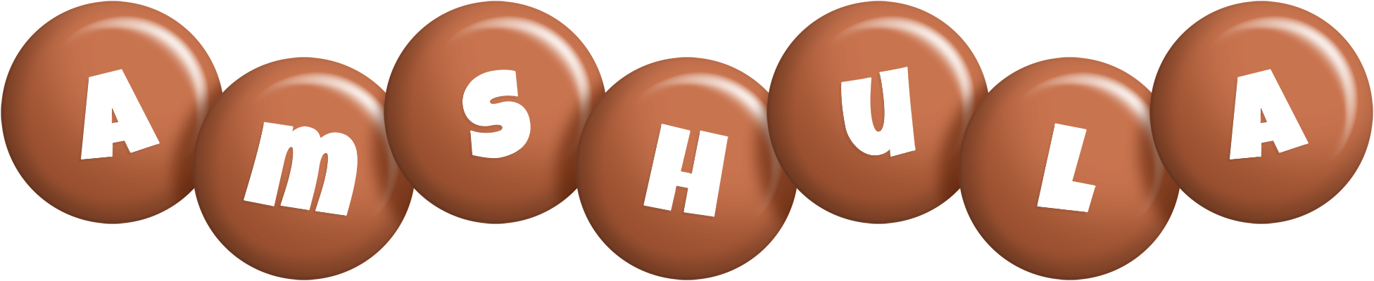 Amshula candy-brown logo