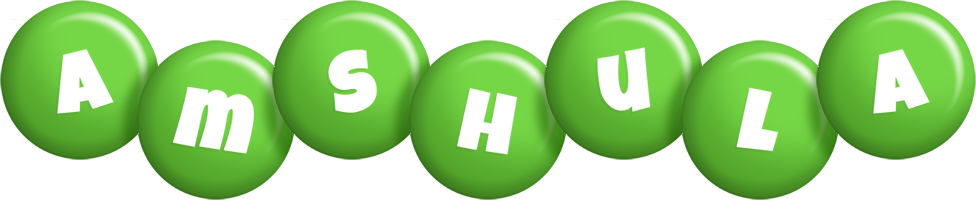Amshula candy-green logo