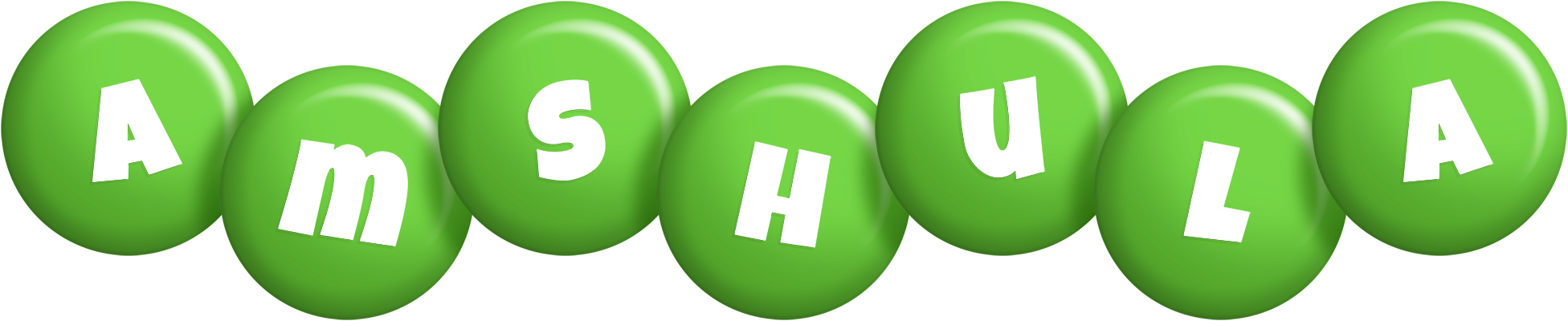 Amshula candy-green logo