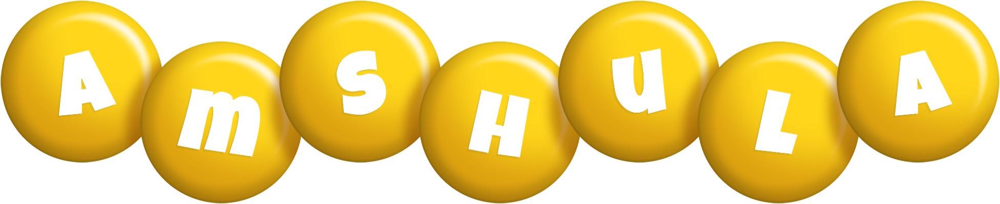 Amshula candy-yellow logo