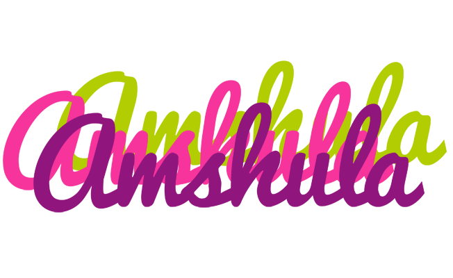 Amshula flowers logo