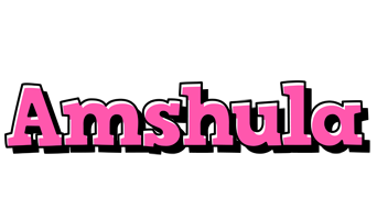 Amshula girlish logo