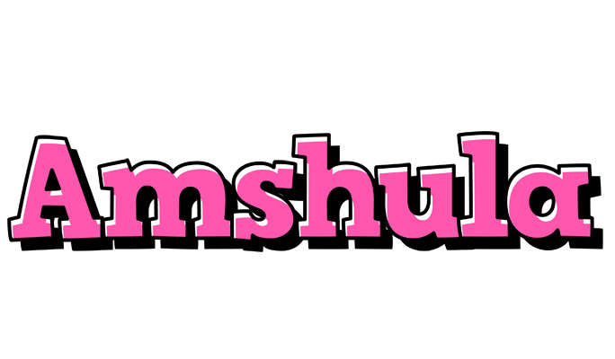 Amshula girlish logo