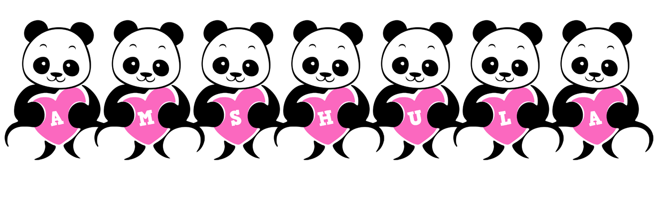 Amshula love-panda logo