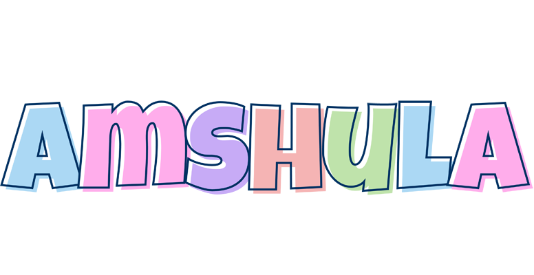 Amshula pastel logo