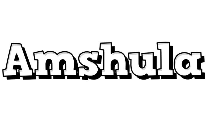 Amshula snowing logo