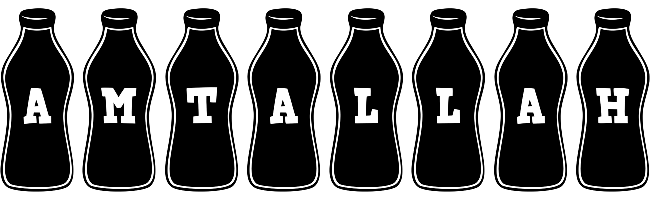 Amtallah bottle logo