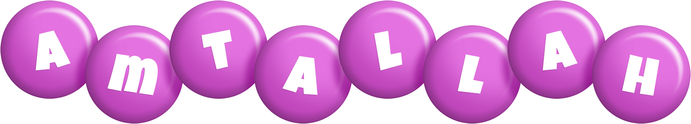 Amtallah candy-purple logo
