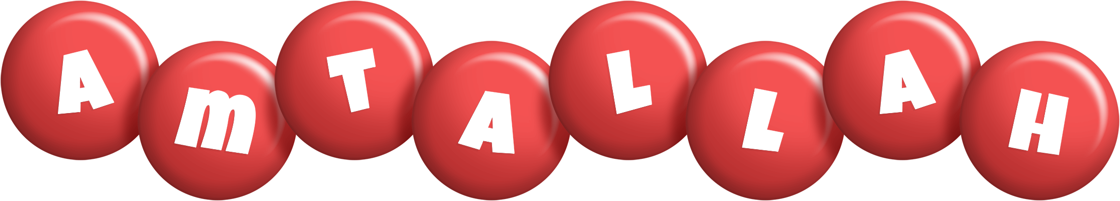 Amtallah candy-red logo