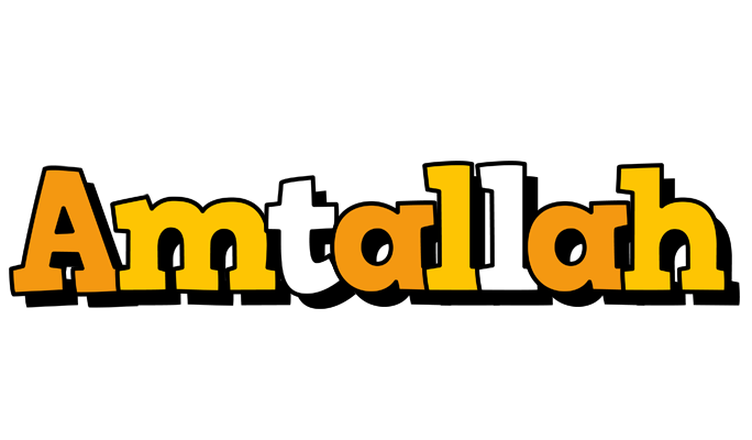 Amtallah cartoon logo