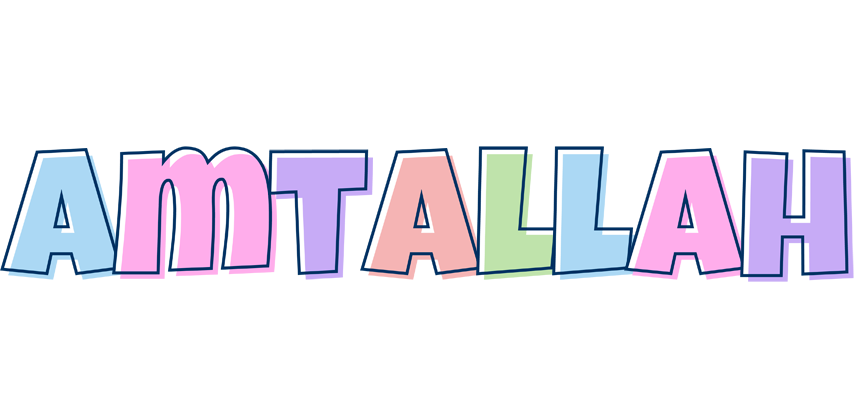 Amtallah pastel logo