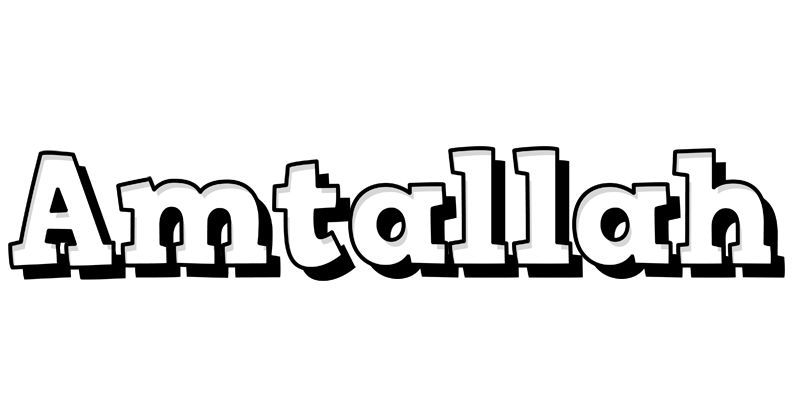 Amtallah snowing logo