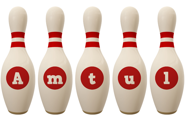 Amtul bowling-pin logo