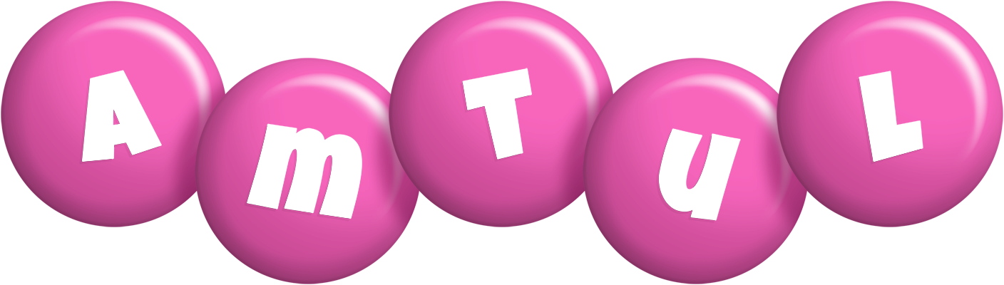 Amtul candy-pink logo