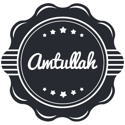 Amtullah badge logo
