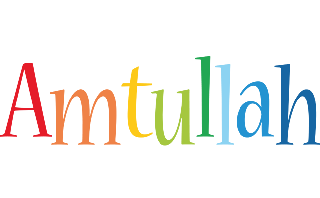Amtullah birthday logo