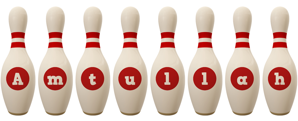 Amtullah bowling-pin logo