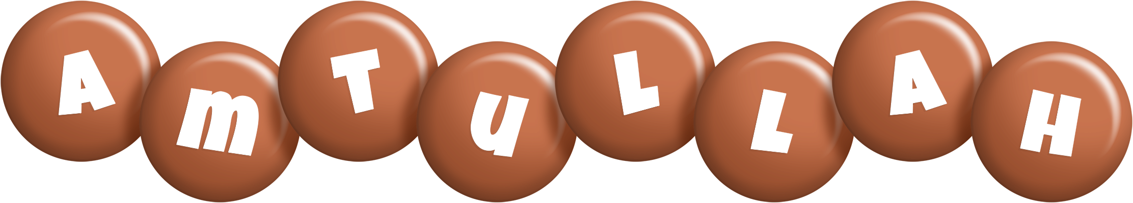 Amtullah candy-brown logo