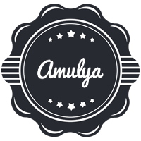 Amulya badge logo