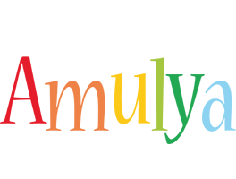 Amulya birthday logo
