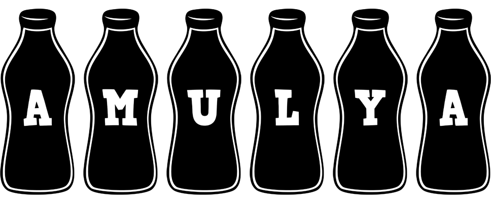 Amulya bottle logo