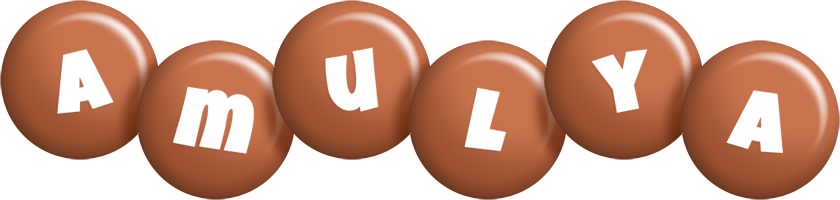 Amulya candy-brown logo