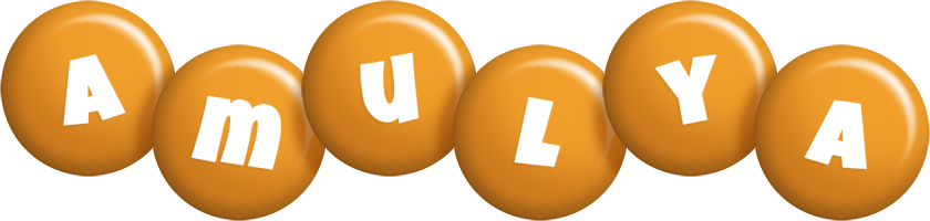 Amulya candy-orange logo