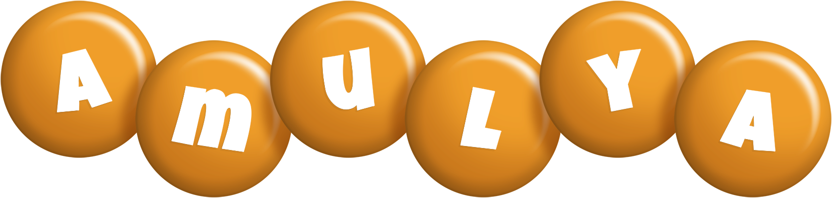 Amulya candy-orange logo