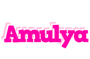 Amulya dancing logo