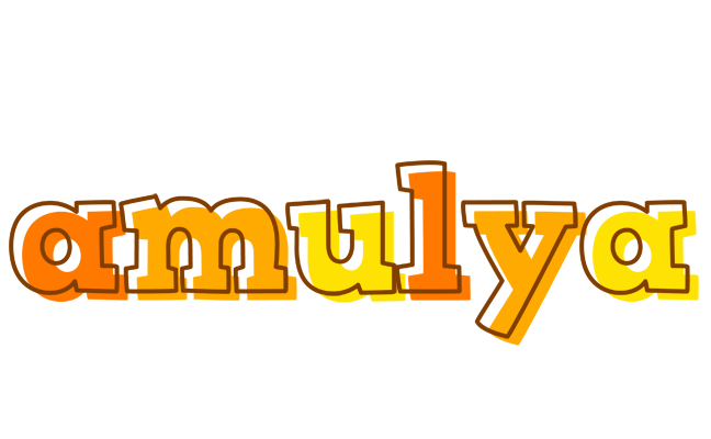 Amulya desert logo