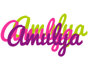 Amulya flowers logo