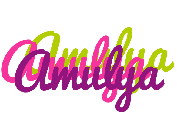 Amulya flowers logo
