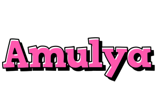 Amulya girlish logo